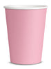 8 gobelets rose clair - Gamme couleur unie