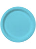 8 assiettes bleu ciel (23cm) - Gamme couleur unie