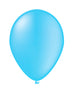 10 ballons bleu ciel - Gamme couleur unie