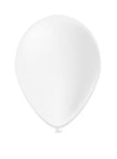 10 ballons blancs - Gamme couleur unie
