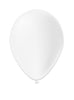 10 ballons blancs - Gamme couleur unie