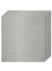 16 serviettes argentées (33x33cm) - Gamme couleur unie