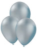 10 ballons argentés - Gamme couleur unie