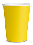 8 gobelets jaune - Gamme couleur unie
