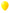 10 ballons jaunes - Gamme couleur unie