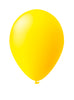10 ballons jaunes - Gamme couleur unie
