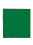 16 serviettes vertes (33x33cm) - Gamme couleur unie