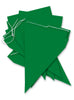 Guirlande à fanions verts - Gamme couleur unie