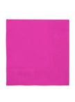 16 serviettes fuchsia (33x33cm) - Gamme couleur unie