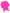 Guirlande à fanions fuchsia - Gamme couleur unie