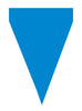 Guirlande à fanions bleu marine - Gamme couleur unie