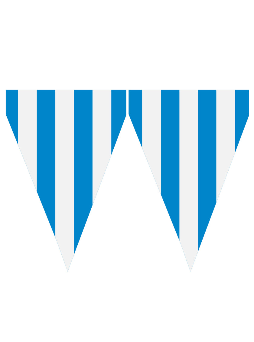 Guirlande à fanions bleu marine - Gamme couleur unie