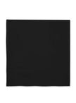 16 serviettes noires (33x33cm) - Gamme couleur unie