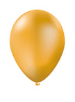 10 ballons dorés - Gamme couleur unie