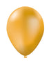 10 ballons dorés - Gamme couleur unie