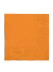 16 serviettes orange (33x33cm) - Gamme couleur unie