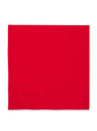 16 serviettes rouges (33x33cm) - Gamme couleur unie