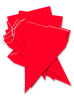 Guirlande à fanions rouges - Gamme couleur unie