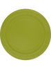 8 assiettes vert citron (23cm) - Gamme couleur unie