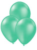 10 ballons vert mint - Gamme couleur unie