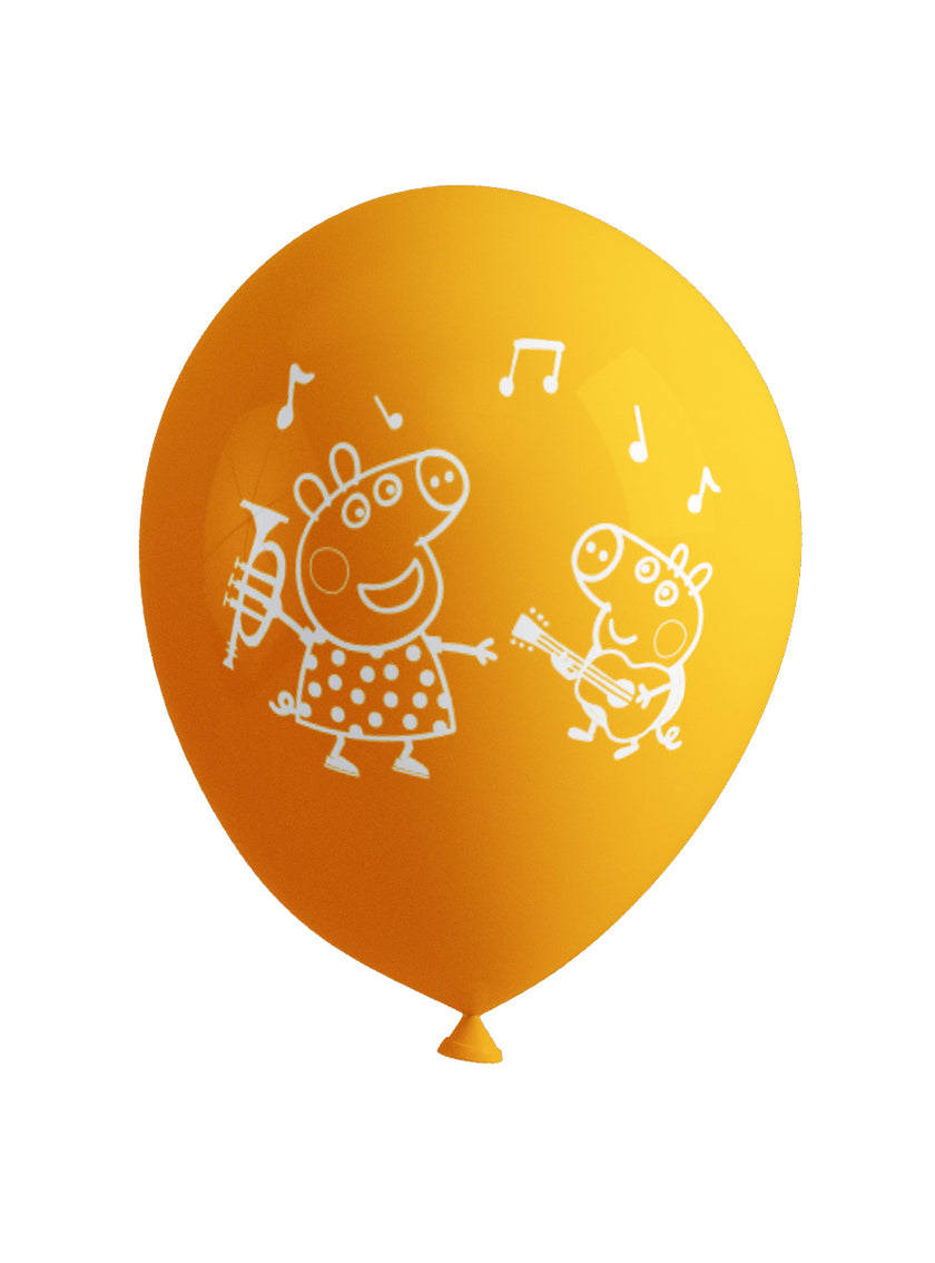 8 ballons Peppa Pig