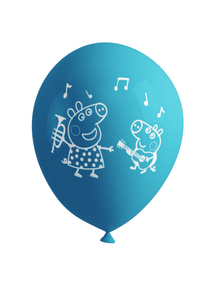 8 ballons Peppa Pig