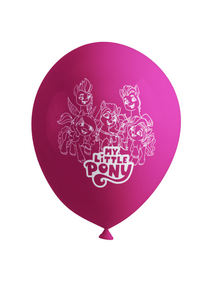 8 ballons My Little Pony