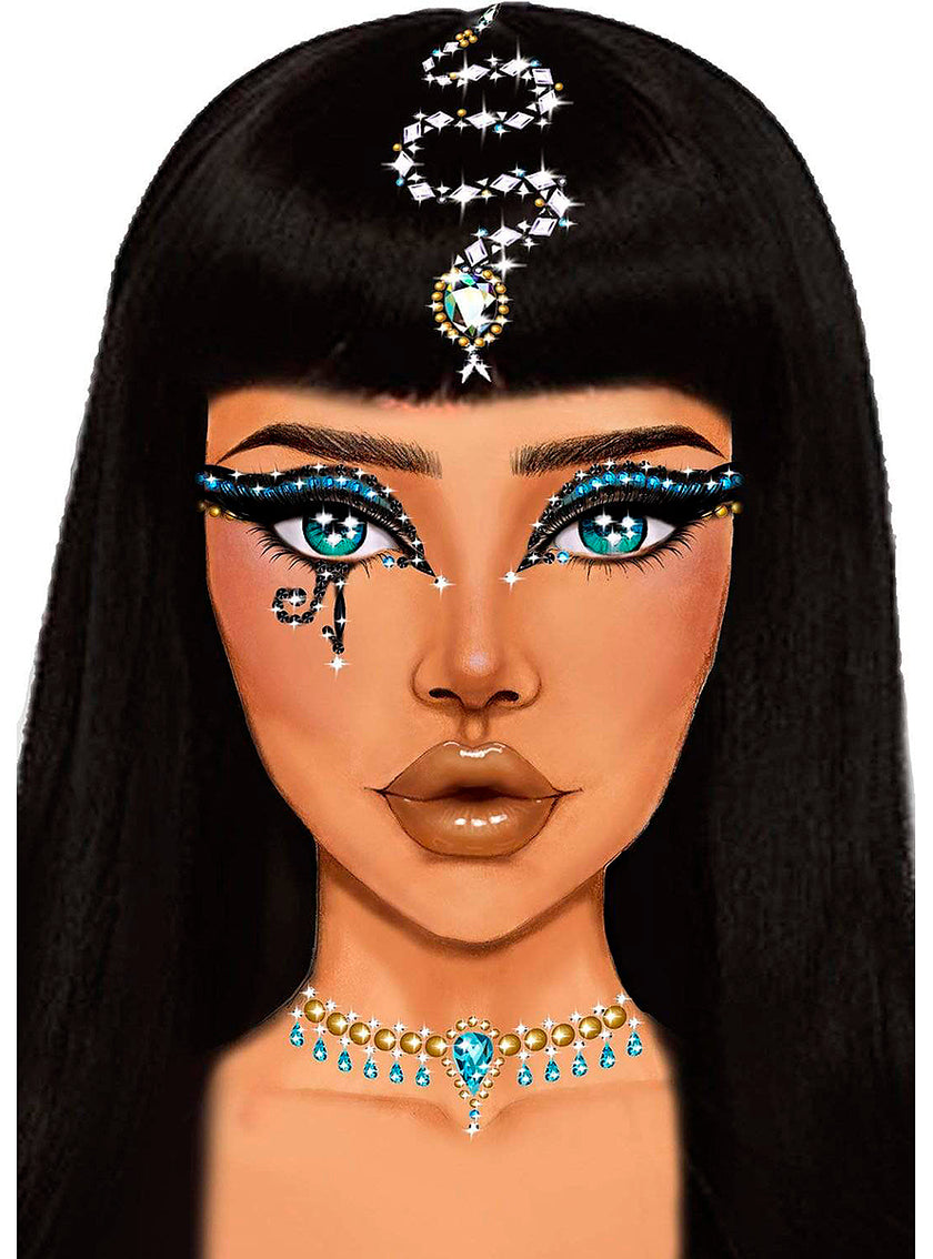 Autocollants visage Cléopâtre