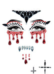 Autocollants visage Vampire