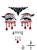 Autocollants visage Vampire