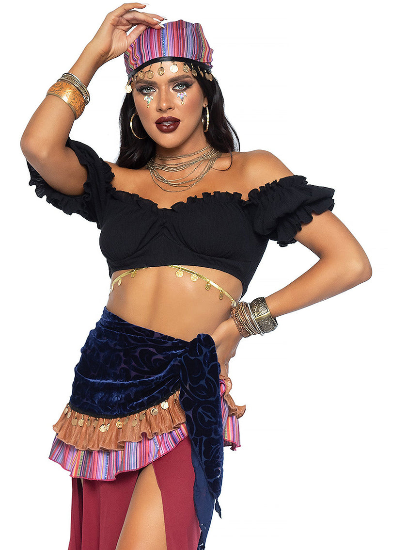 Déguisement gitane boule de cristal femme