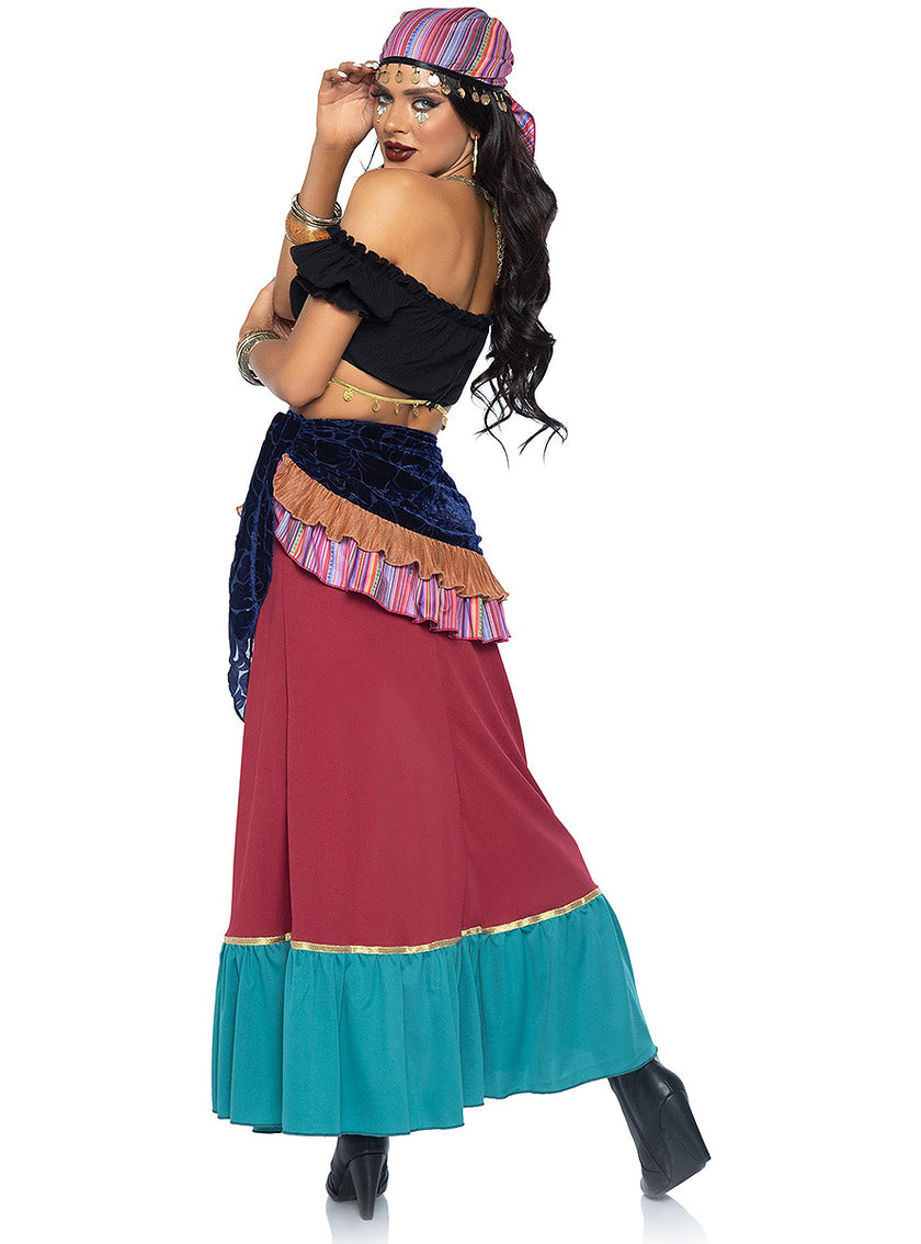 Déguisement gitane boule de cristal femme