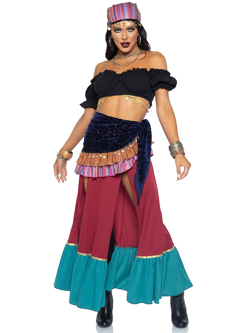 Déguisement gitane boule de cristal femme