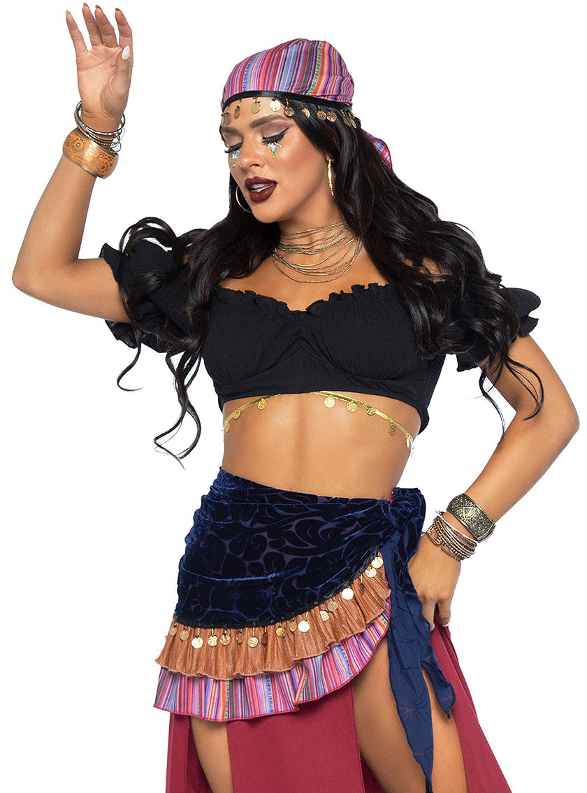 Déguisement gitane boule de cristal femme