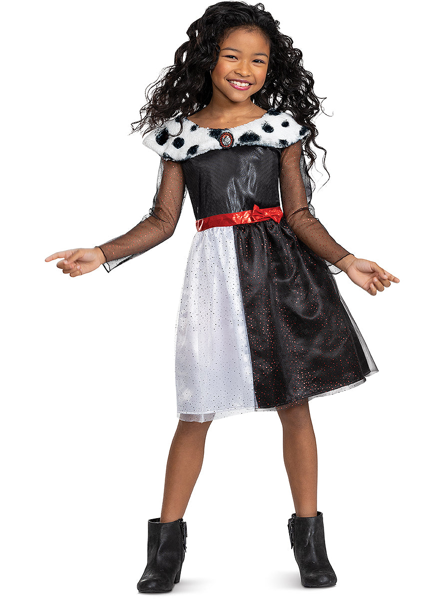 Déguisement Cruella d'Enfer fille - Les 101 Dalmatiens