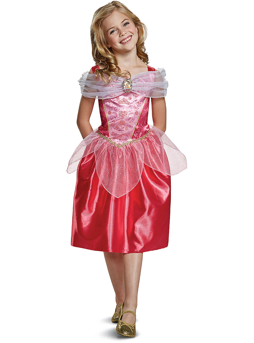 Déguisement Aurore classique fille - La Belle au Bois Dormant