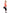 Déguisement pompom girl Halloween rouge femme