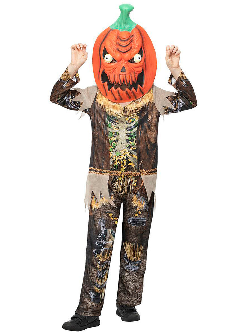 Déguisement citrouille terrifiante garçon