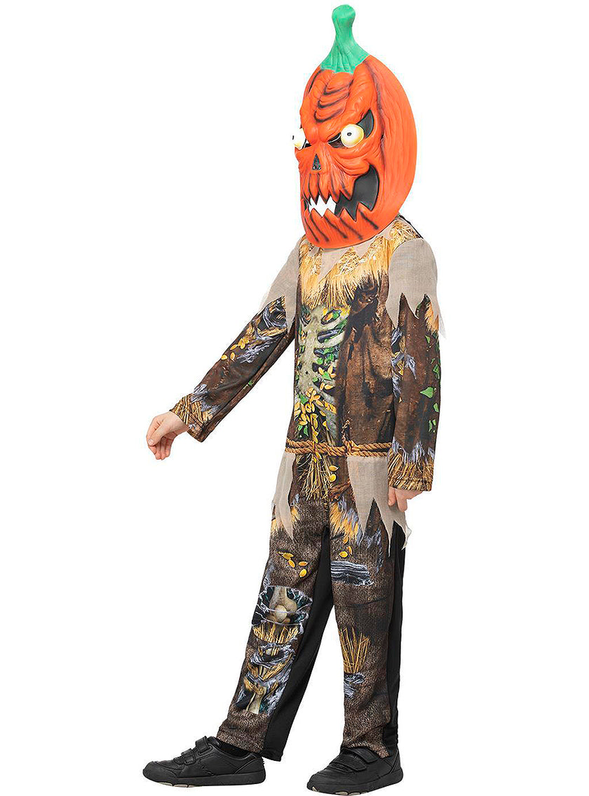 Déguisement citrouille terrifiante garçon