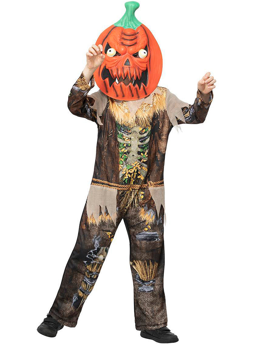 Déguisement citrouille terrifiante garçon