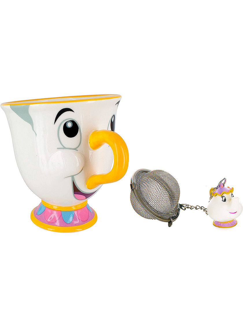 Coffret cadeau Zip: Tasse et infuseur - La Belle et la Bête