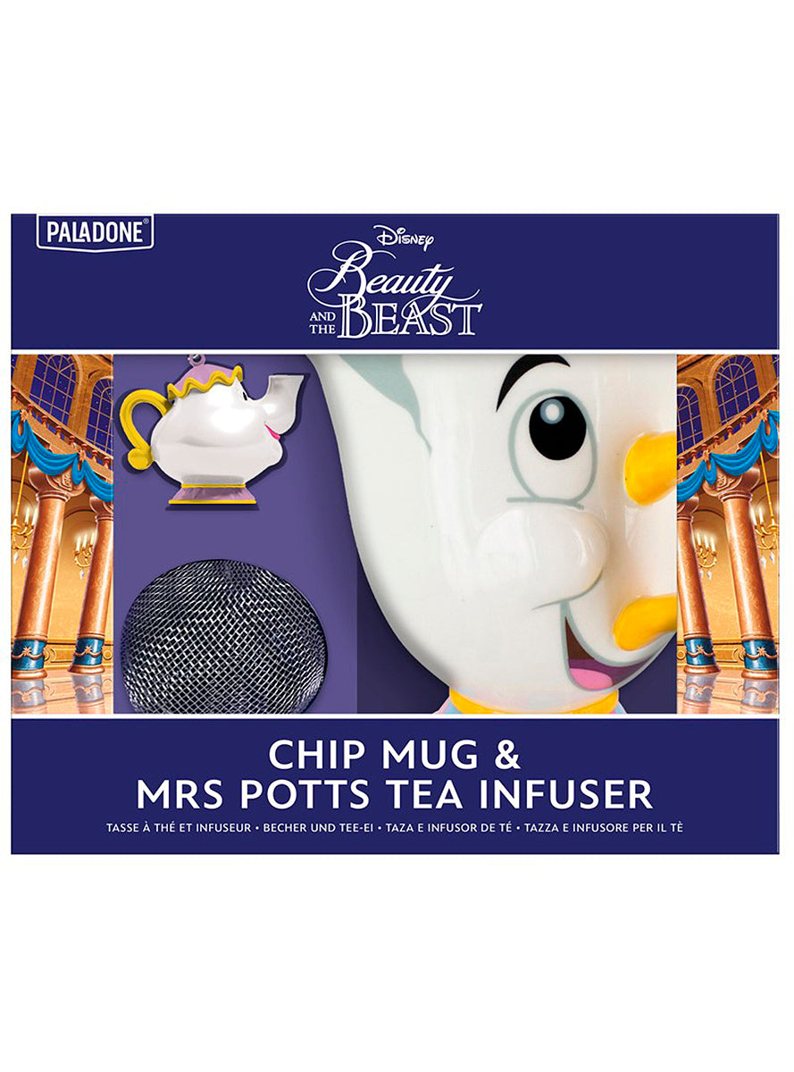 Coffret cadeau Zip: Tasse et infuseur - La Belle et la Bête