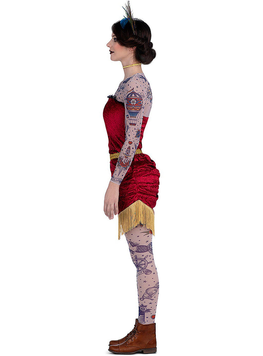 Déguisement cirque femme tatouée