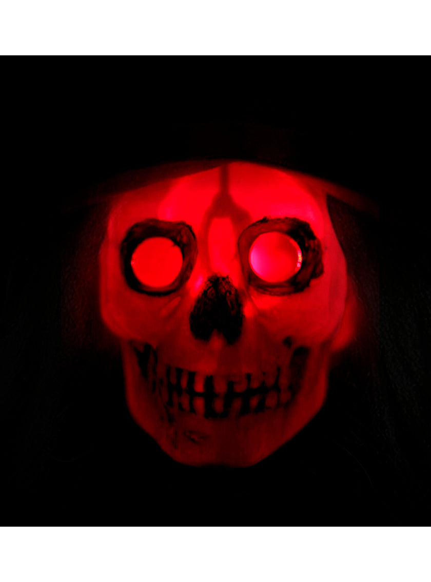 Figure suspendue de squelette avec lumière LED