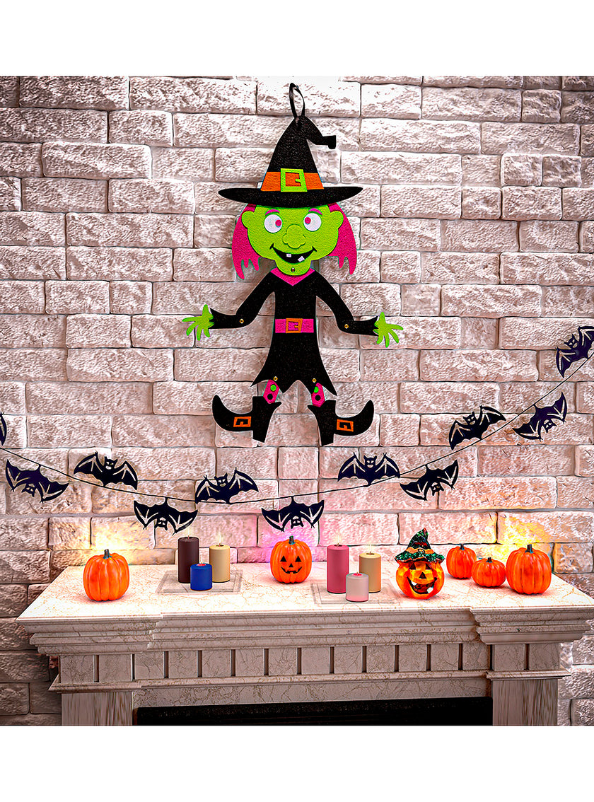 Figure suspendue avec lumière et son d'un clown