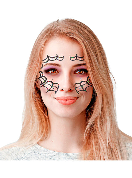 Bijoux visage araignée femme