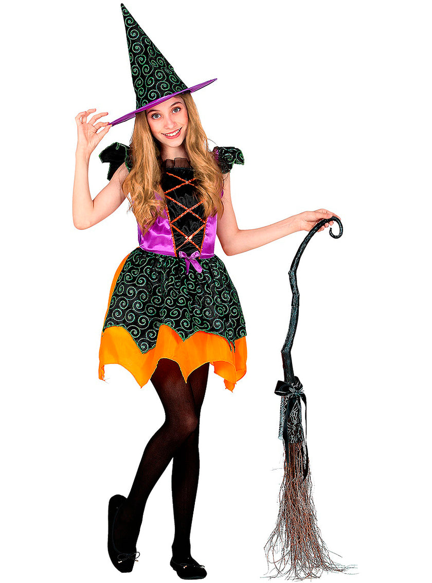 Déguisement sorcière enchantée fille