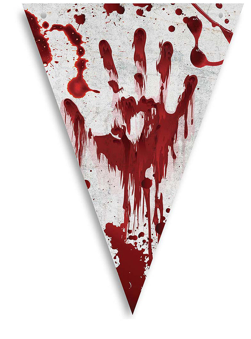Guirlande à fanions en sang - Halloween