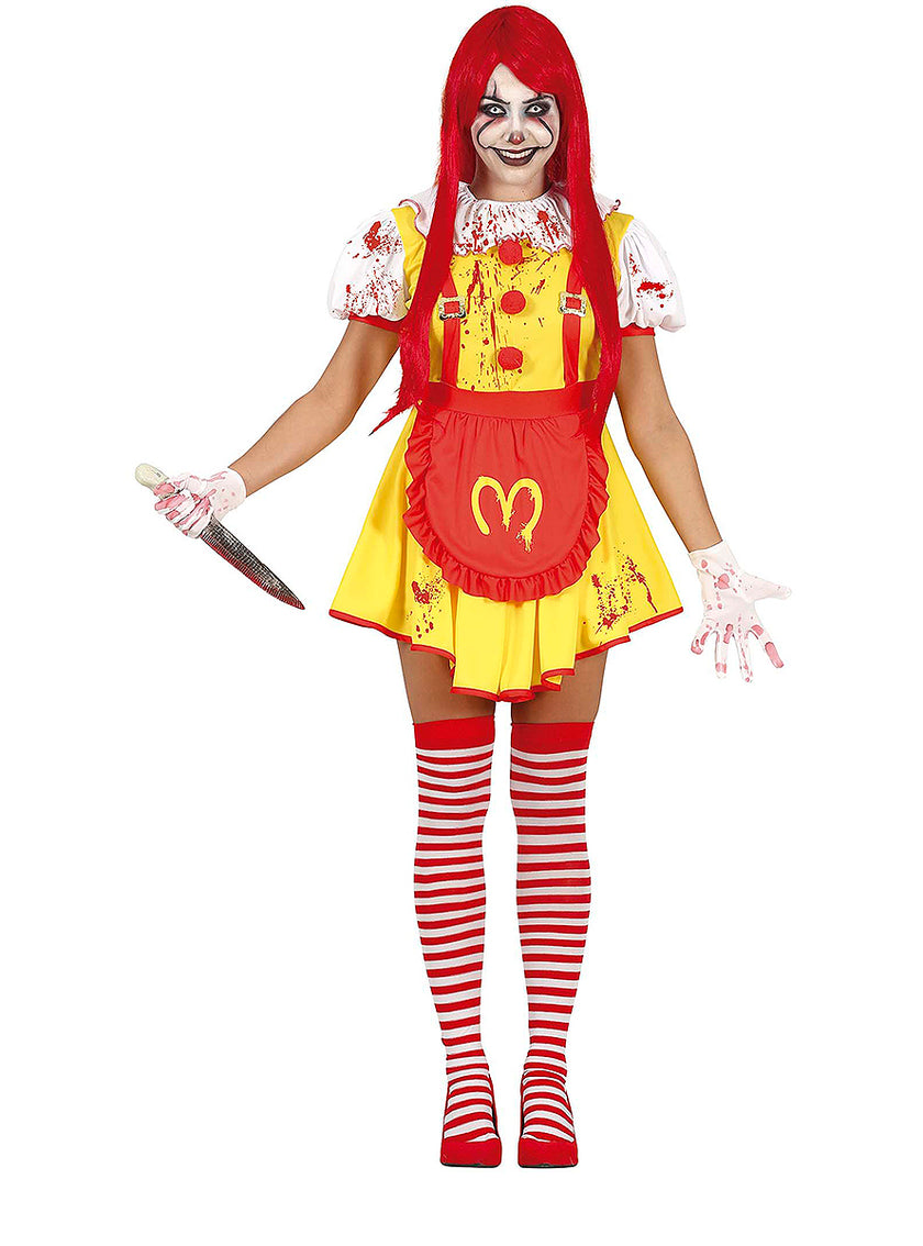 Déguisement clown tueur femme