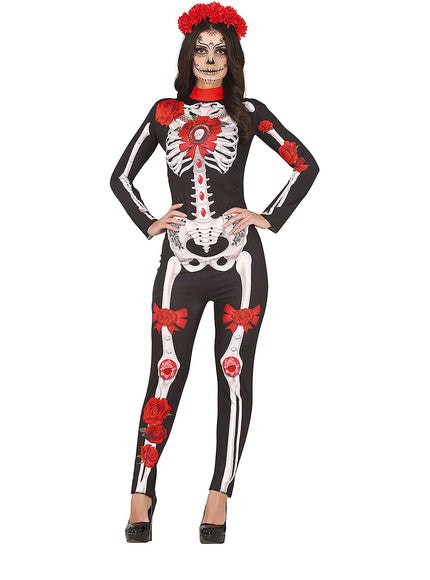 Déguisement catrina squelette femme